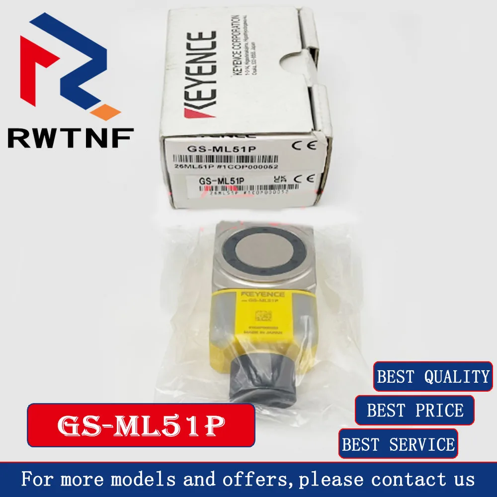 ยี่ห้อใหม่ของแท้ GS-ML51P ขนาดเล็กมาตรฐาน M12 Connector PNP ความปลอดภัยประตูสวิทช์เซ็นเซอร์ 100% Original,สต็อกในสต็อก