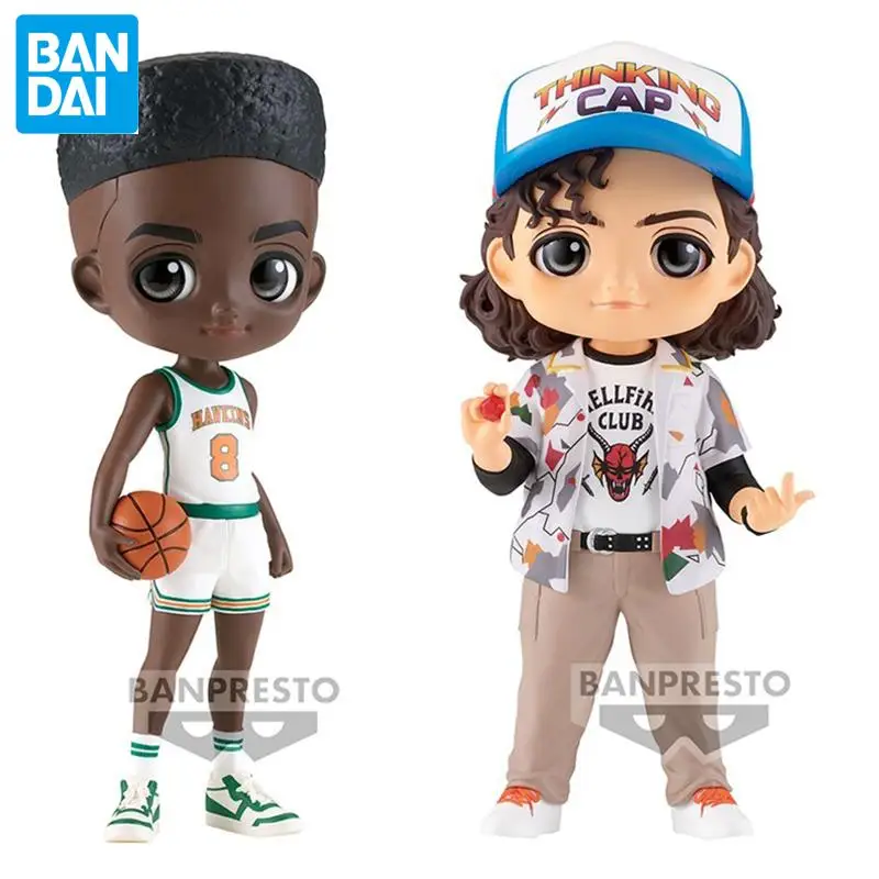 

In Stock Original Bandai BANPRESTO Stranger Things Dustin Lucas Anime Collectible Boxed Model Dolls Toy Ornament Genuine Gift