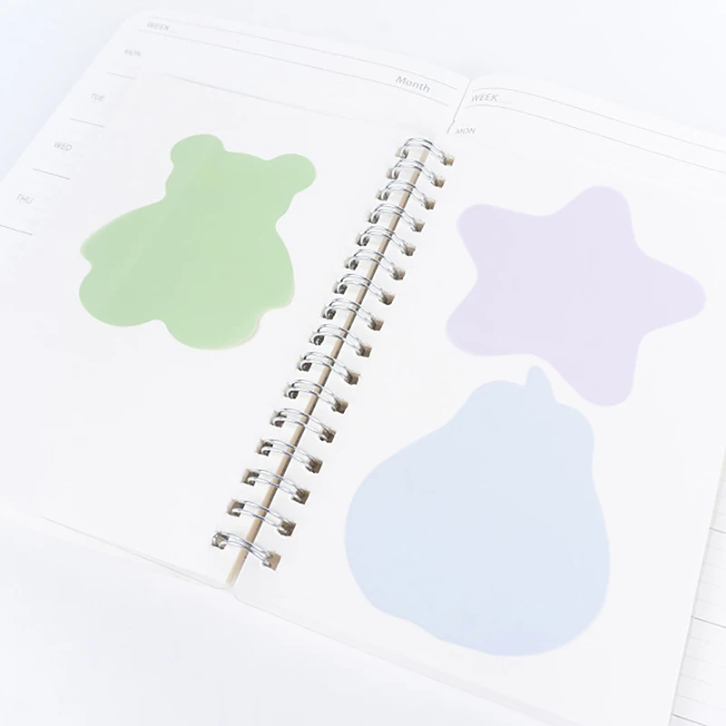 25/45/50 fogli Cartoon Cute Cat Penguin Dog Pig Bear Rabbit Sticky Note adesivi addensati creativi adesivi N Times di alto valore