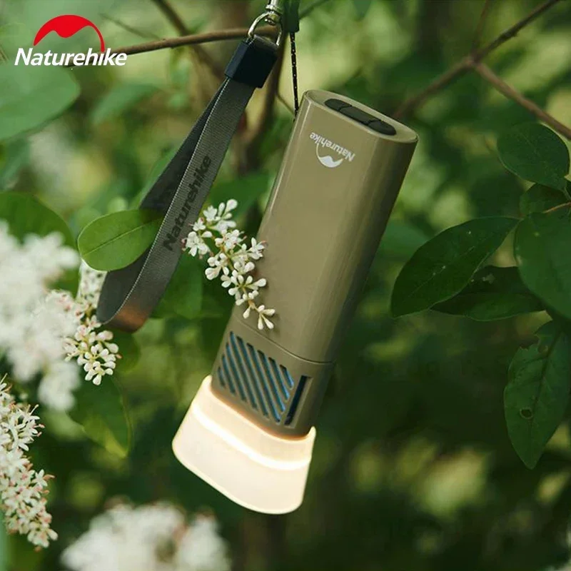 Naturehike 6000nAh Portable Anti-mosquito Flashlight IPX4 Waterproof Light Lamp Type C Mobile Charger 2024 New Camping Supplies