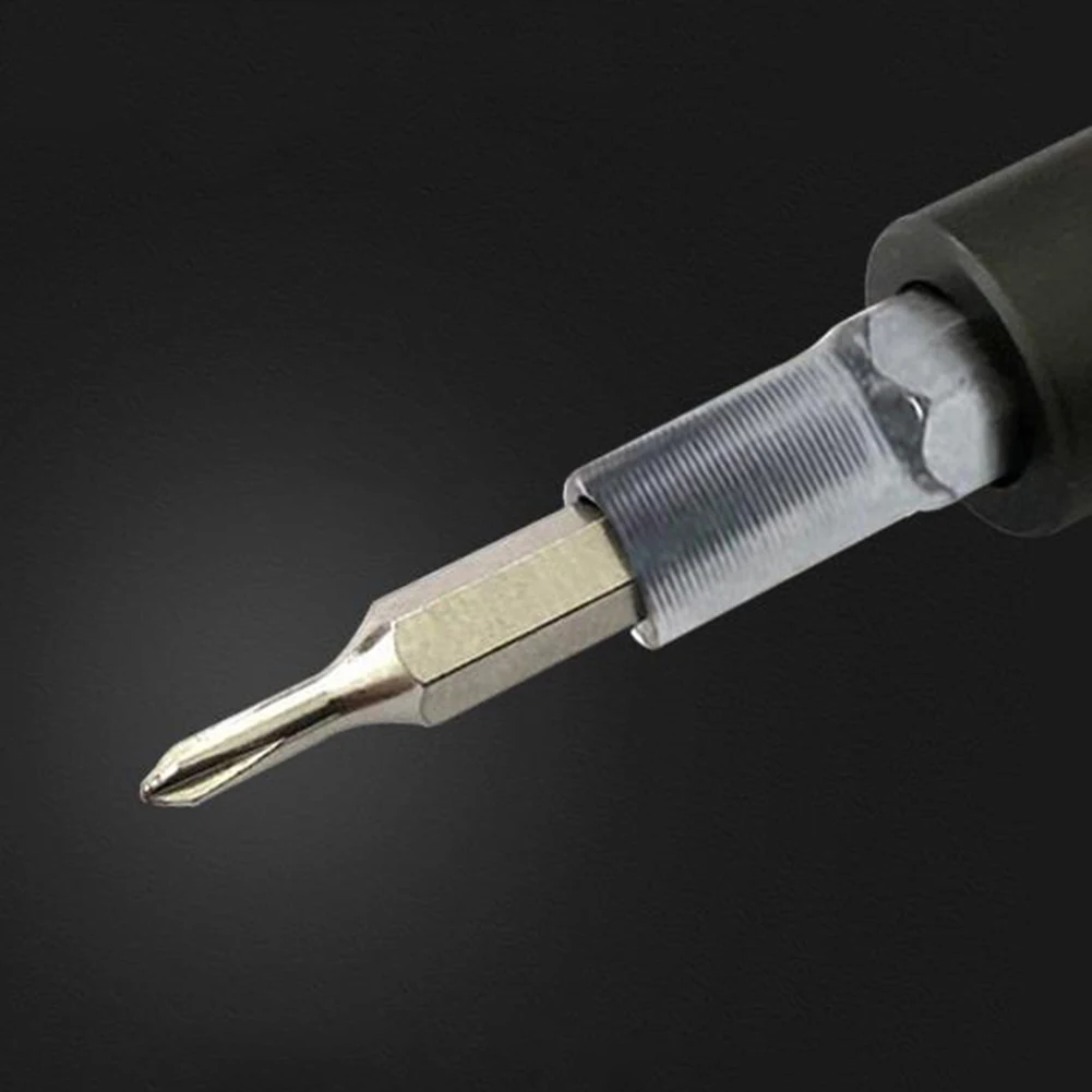 1/2Pcs 6.35mm To 4mm Hex Transducer Adapter Socket Magnetic For Screwdriver Drill Bits Repair Mobile Phone Camera Computer