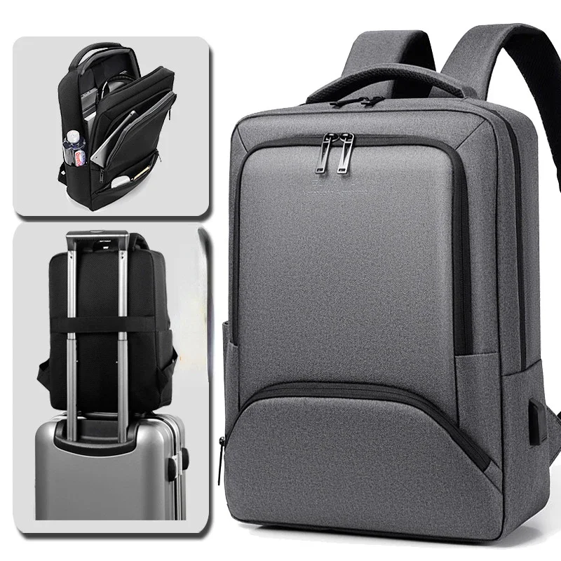 Computer Travel Backpack Men Business Backpack School Expandable USB Bag Large Capacity 16 Inches Laptop Waterproof Backpack Bag