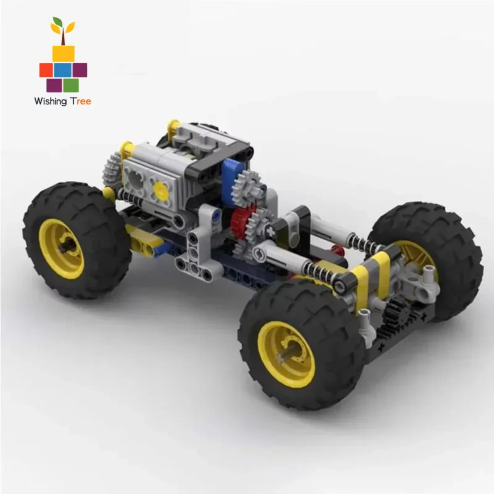 

Technical DIY Building Kit MOC-46233 Dune Buggy Chassis Model with Suspension System STEM Educational Toy for Adults