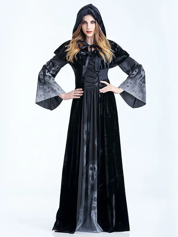 

loween Death Gown Cosplay Costume Adult Women's Traditional Chinese Stage Performance Clothing Spring 2023 New Arrival