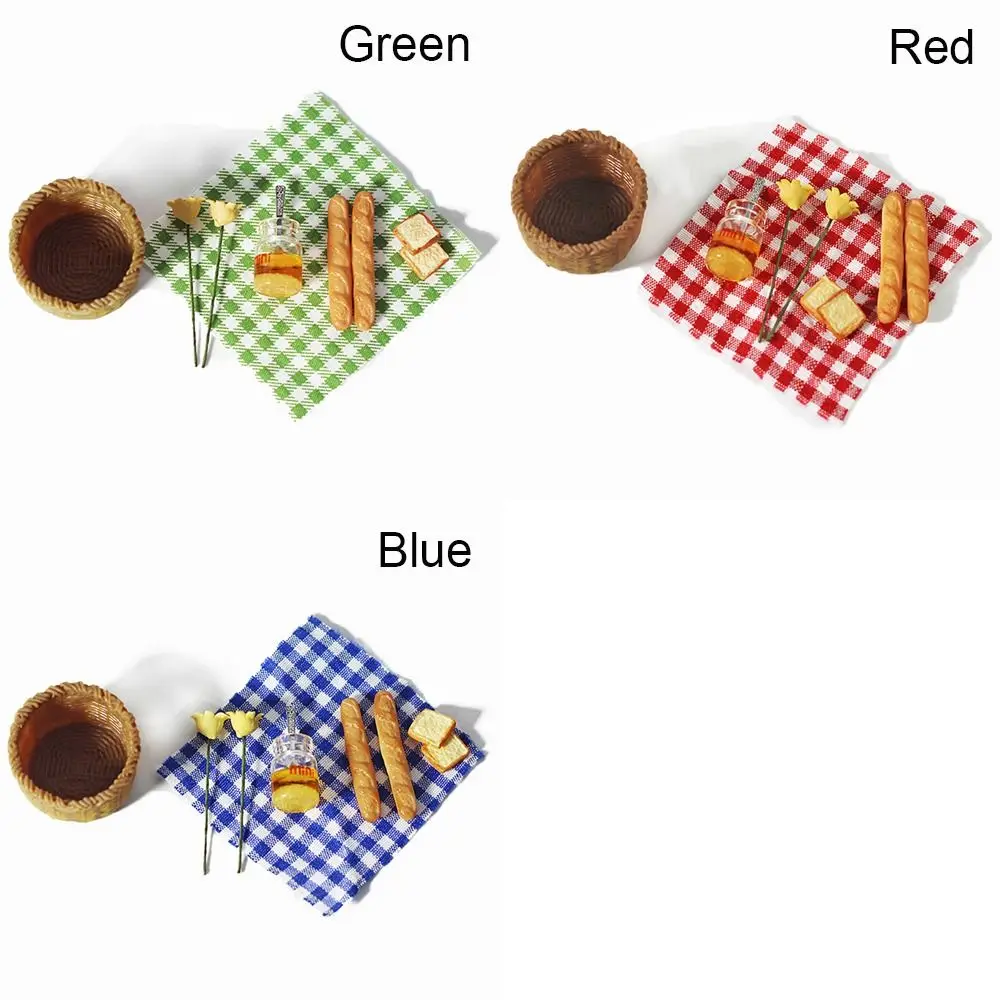 Maison de jeu, ornement, outil de cuisine, modèle panier à pain Miniature, maison de poupée, Simulation de nourriture, jouets alimentaires, accessoires de poupée