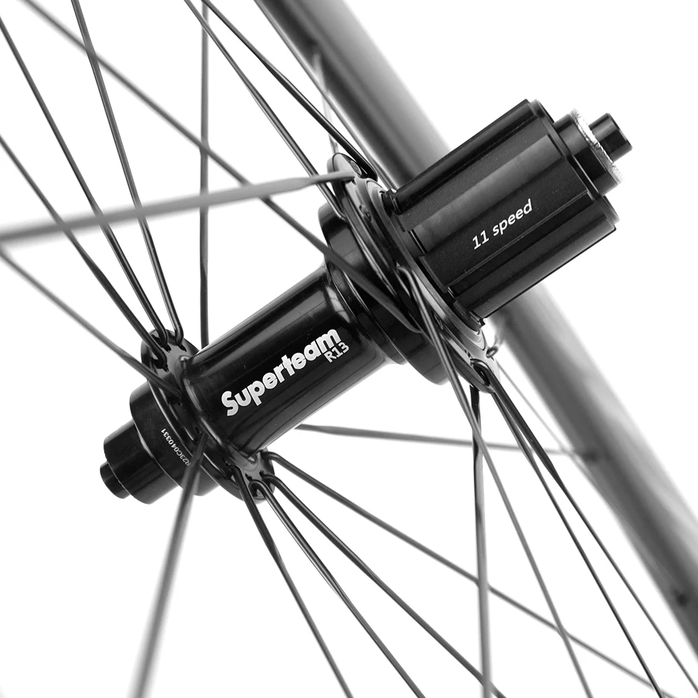 Superteam-3kマットカーボンロードバイクホイール,60/88mm,r13ハブ,6
