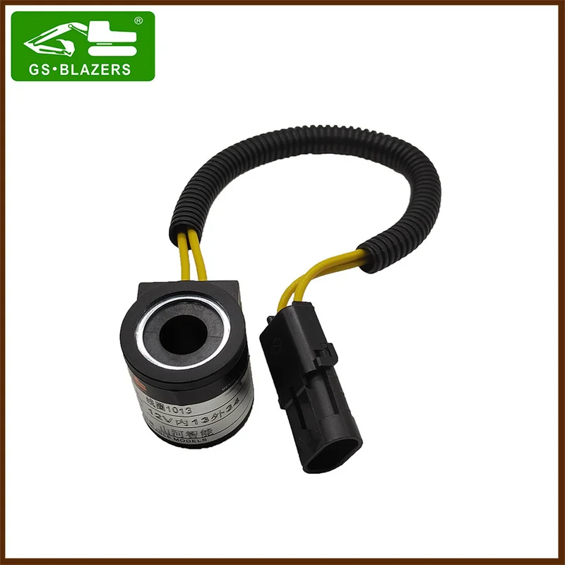 Pilot Solenoid Coil For 50 60 70 80 90 Excavator Travel Speed Gear Parts