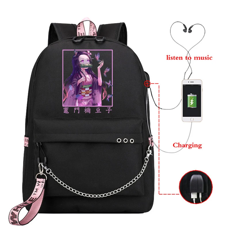 

Demon Slayer Anime Backpack Hiking Men's Backpack Women Cycling Climbing Outdoor Sport Tavel Demon Slayer Casual School Backpack