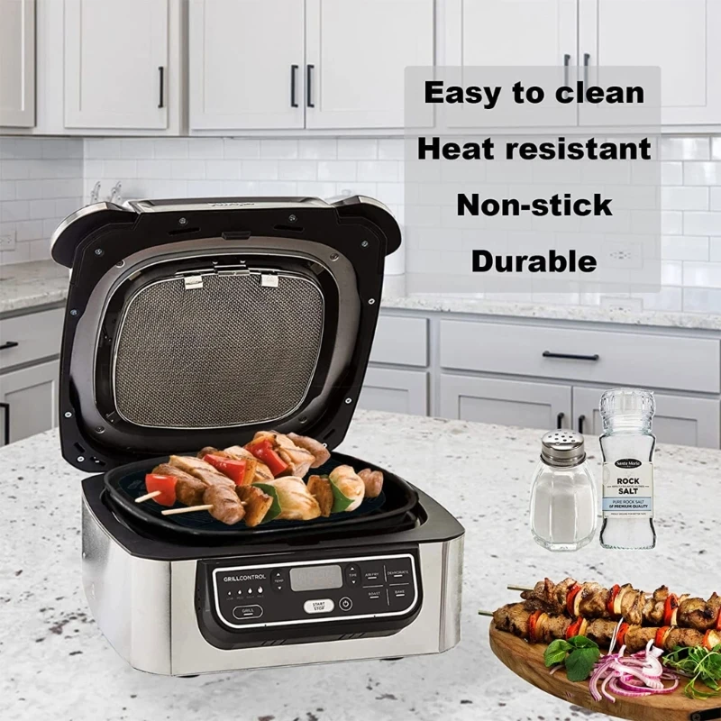 Splatter Shield NonStick Baking Liners Bakeware Cooking Pad cho NINJA Thả vận chuyển