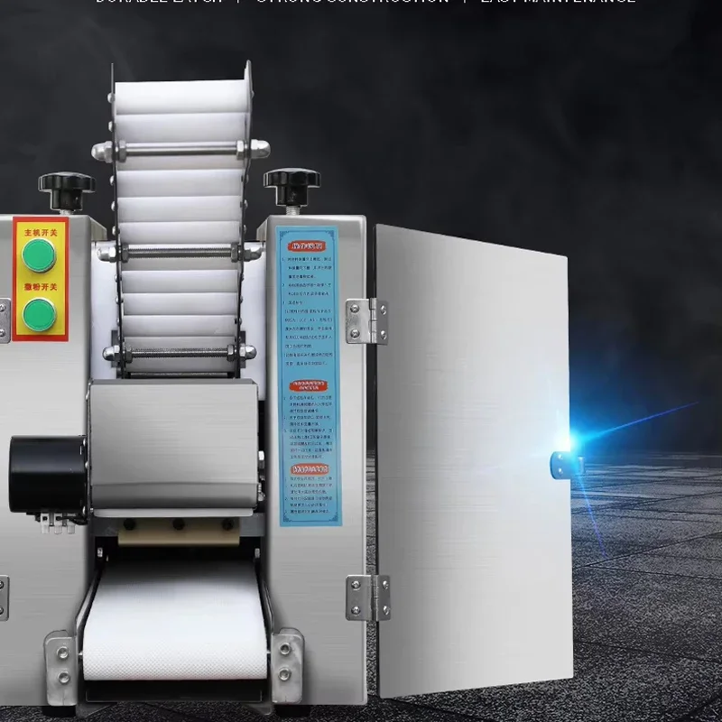 Mini Desktop Automatic Dumpling Gyoza Wonton Wrapper Making Machine For Retail Industrial Home Use Small Sheet Maker