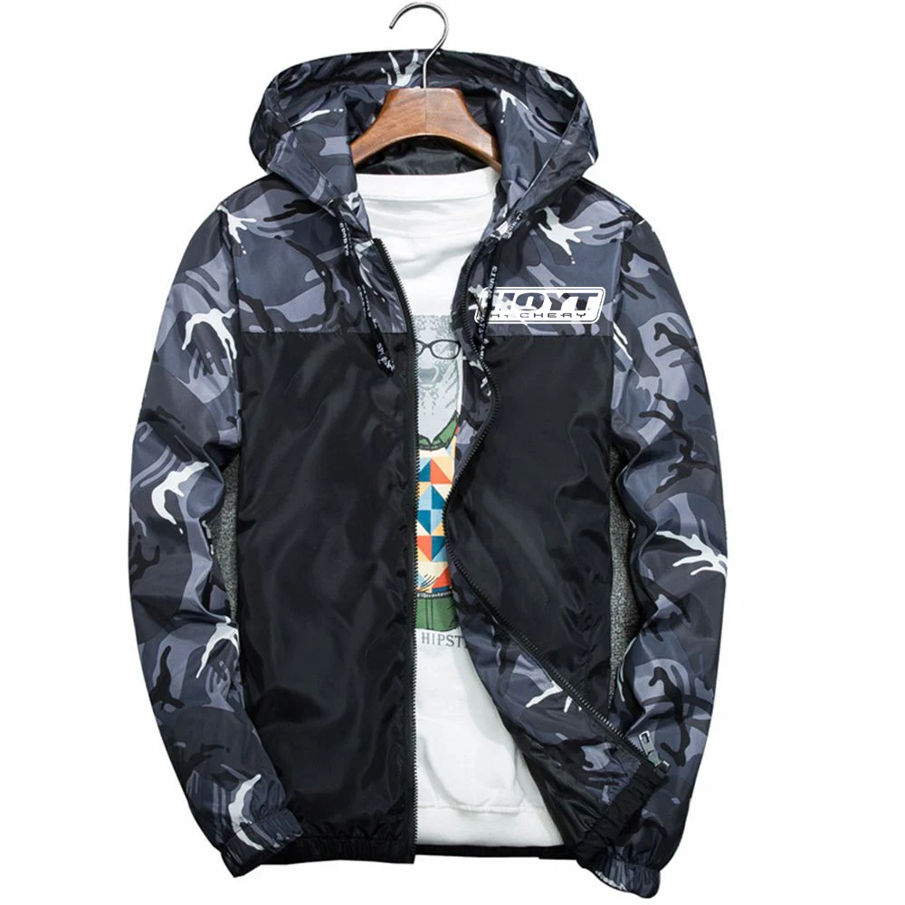 

2025 HOYT Archery Huntinger BowsSpring and Autumn Printing Harajuku Comfortable Casual Fashion Four-Color Camouflage Designe Coa