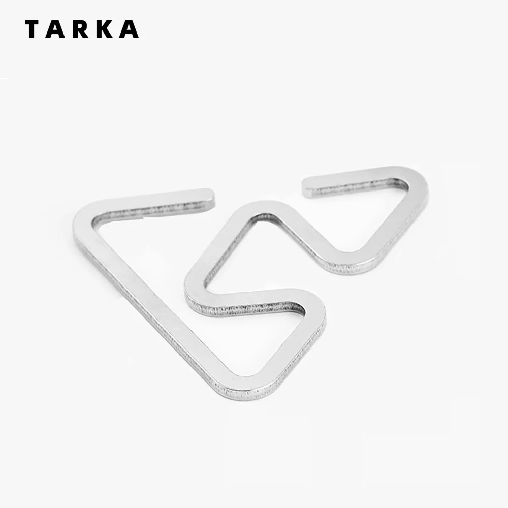 TARKA Camping Circular Hook Stainless Buckle Ultralight Hiking Supplies Multifunctional Travel Equipment Strongly Bearing Hook