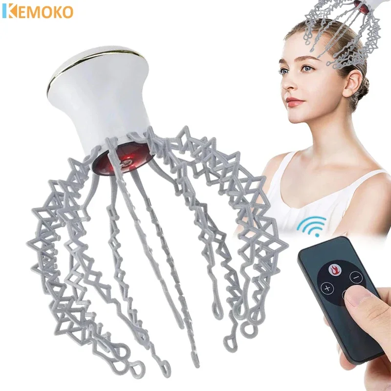 

Electric Octopus Claw Scalp Massager USB Rechargeable Scalp Massager Relieve Fatigue Blood Circulation Hair Massage Machine Care