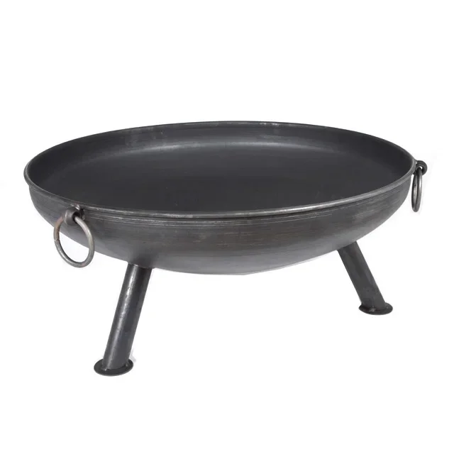 Round Heavy Duty Backyard Firewood Fire Pit Large Steel Outdoor Modern Wood Burning Firepit Fire Bowl