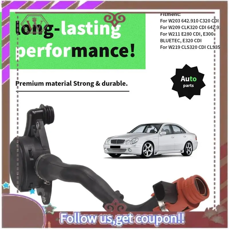 

A57E-дыхательный клапан сепаратора моторного масла для Mercedes W209 W211 X164 W251 W221 Sprinter 906 V6 CDI, детали 6420101891