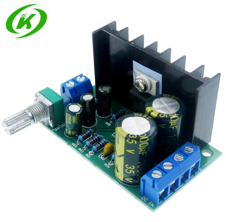 Amplifier Board TDA2050 Mono Audio Power Amplifier Board Module DC/AC 12-24V 5W-120W 1-Channel