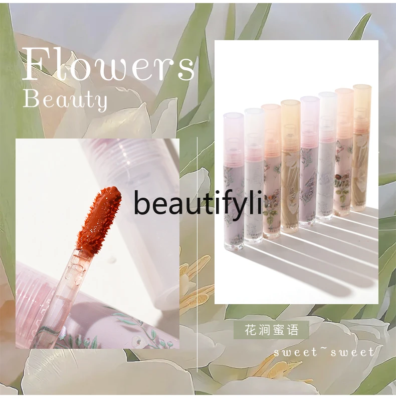 

lip glaze, water light, mirror surface, moisturizing, long-lasting, waterproof, non-stick cup, lipstick, plain, pure desire,