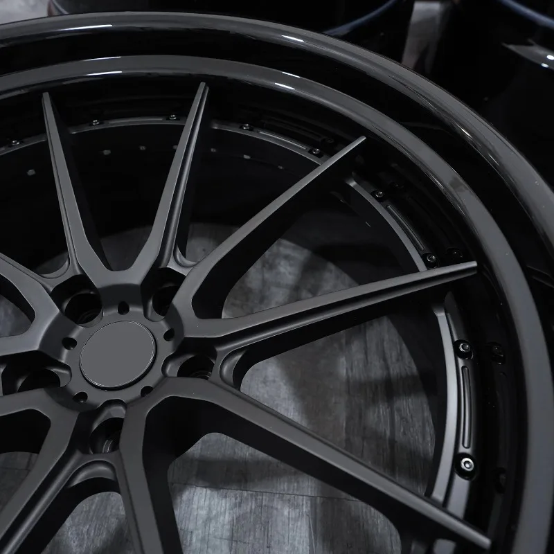 

E30 Custom Forged Wheel Rim - 20 Inch 5x112 3-Piece Concave Black Finish