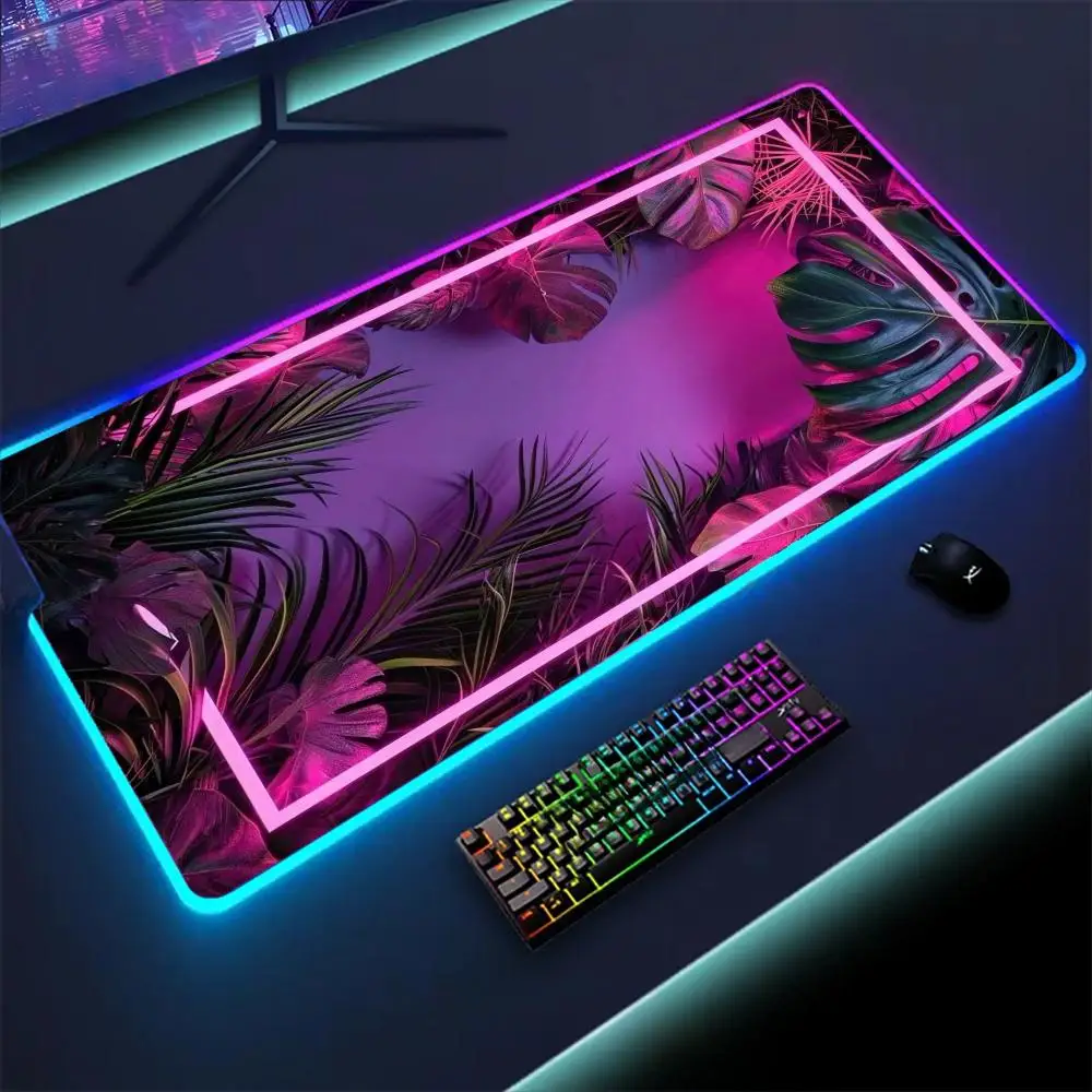 

Лидер продаж неоновый лист RGB коврик для мыши ковер ПК геймер компьютерная клавиатура настольный коврик противоскользящий коврик для мыши игровые аксессуары 900X400 мм