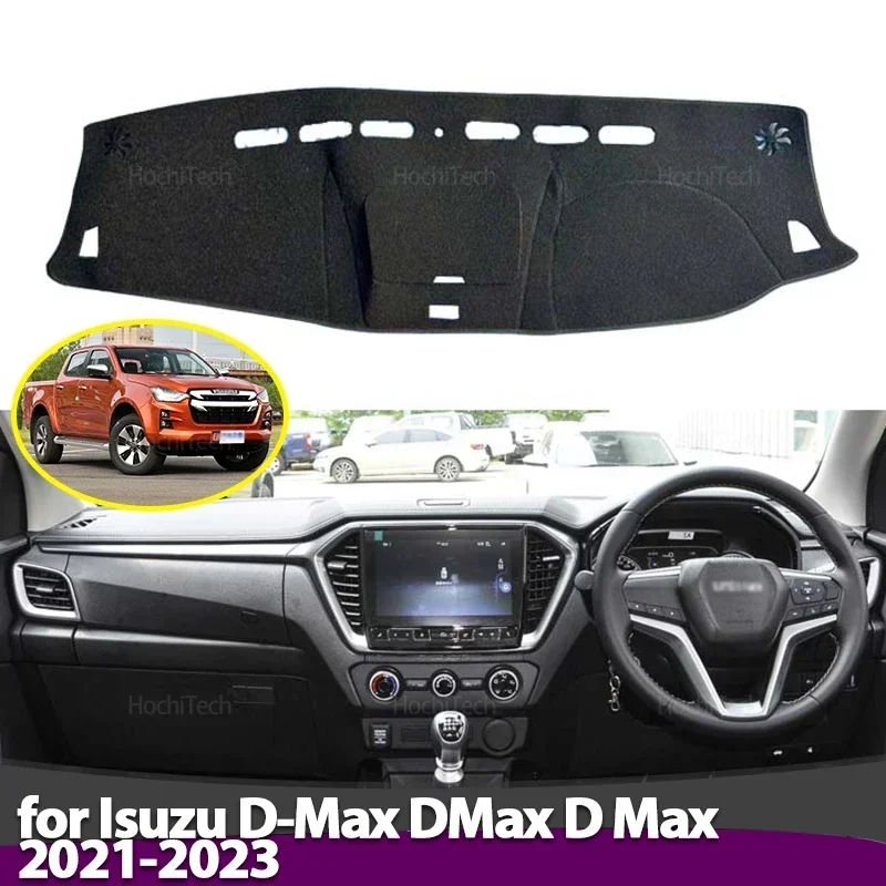 Anti-Slip Dashboard Cover Protective Pad Car Accessories Sunshade Carpet for Isuzu D-Max DMax D Max 2021 2022 2023