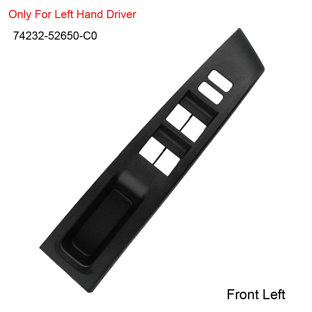 Front Armrest Upper Panel For Toyota Models Plastic 74232-52550-C0 2011-2014 Direct Replacement Left Hand Driver