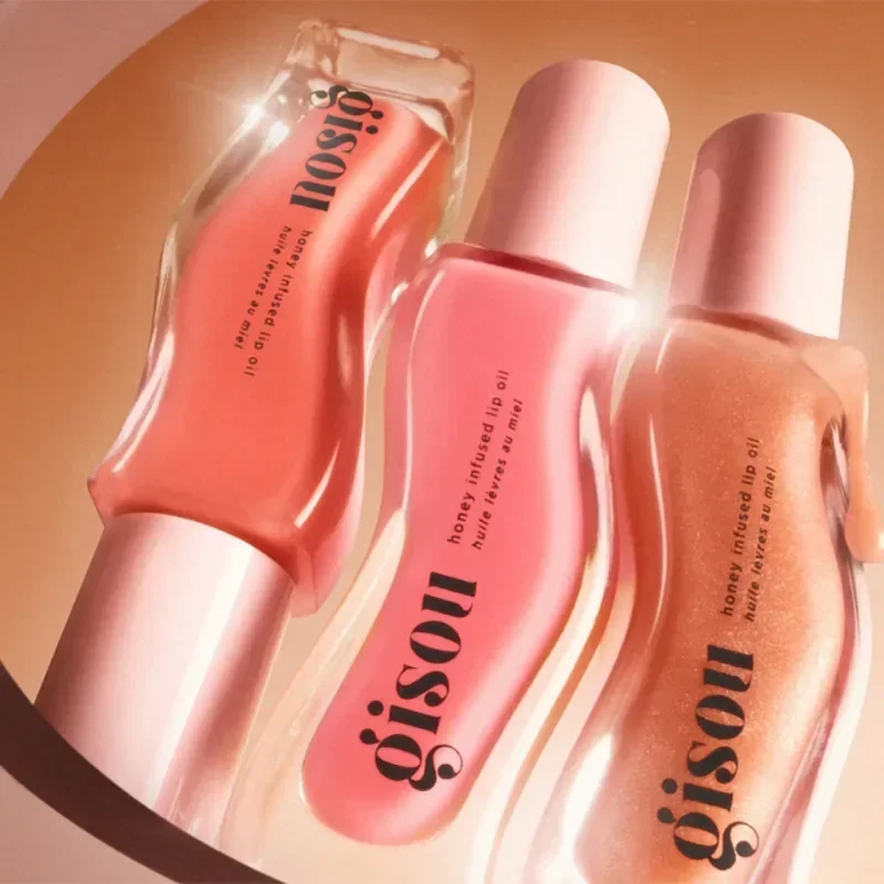 Gisou Hot Sale Lip Balm Watermelon Honey Gold Essence Lip Oil Lipstick Long Lasting Hydrating Moisturizing Lipstick Cosmetics