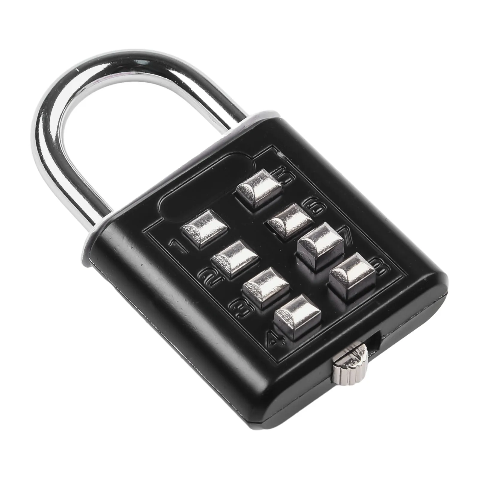 Secure Your Luggage Zinc Alloy Suitcase Lock 8 Digit Combination Padlock Aftermarket Steel Body Easy To Carry For Travel