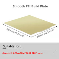 Geeetech A20M Spring Steel Smooth PEI Plate Removable Flexible Magnetic Build Plate 260x260mm for A20/A20T 3D Printer