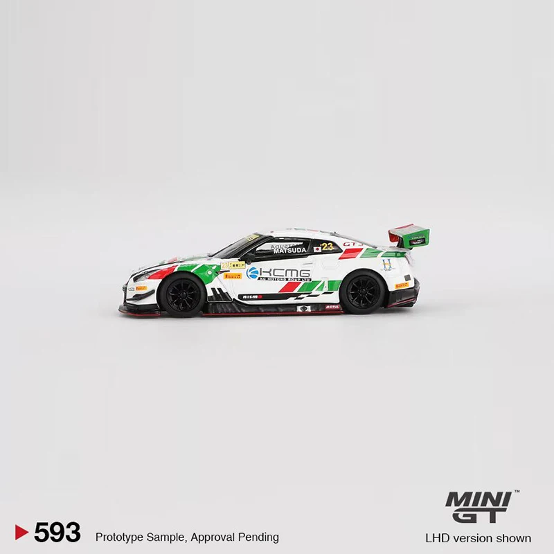 MINIGT 1:64 Model Car GT-R NISMO GT3 #23 KCMG 2018 FIA GT World Cup Macau Alloy Die-Cast Sport Vehicle #593