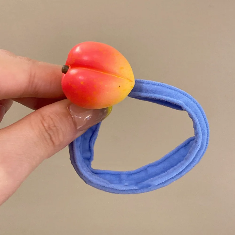 

Hair Tie Fruit Hair Rope Ponytail Holder Cute Hair Ring Rubber Band Korean Style Hair Accessories Colorful Hair Scrunchies Kids