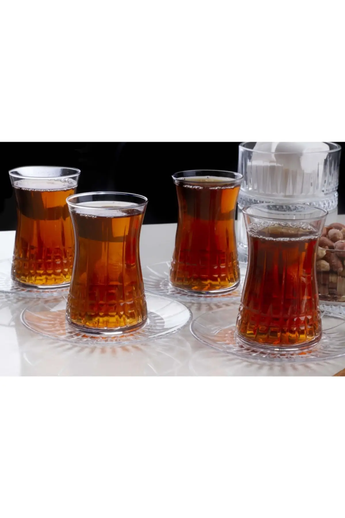 DOLBOVI Elysia Lizbon Tea Set And Confectionary Dessert Presentation Set 6 Personality English Tea Glass Cup