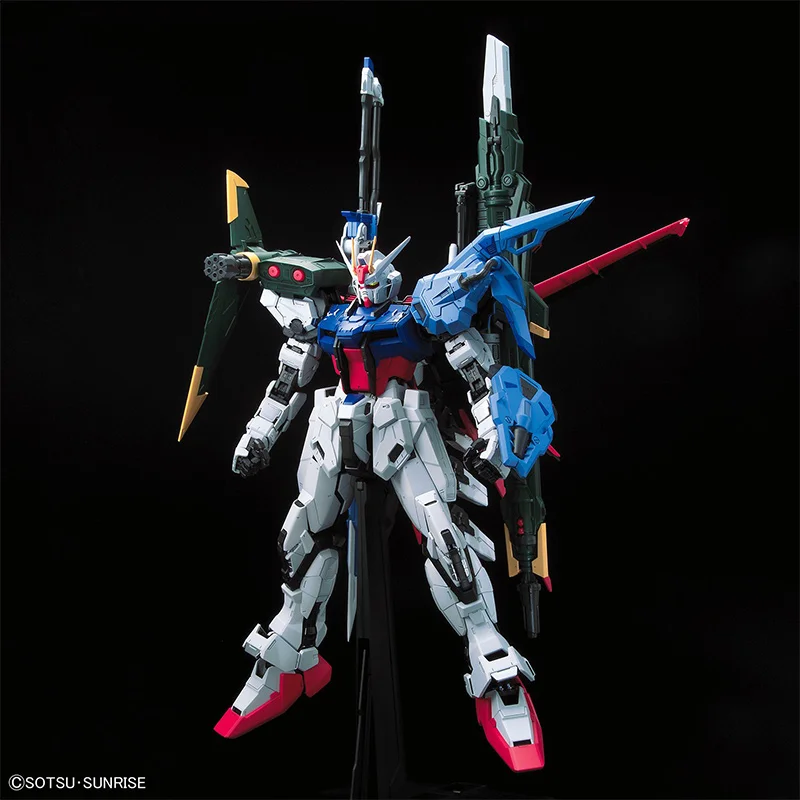 Bandai Perfect Grade PG 1/60 Perfect Strike Gundam 40Cm Gundam Seed Anime Original Action Figure Model Toy Gift Collection