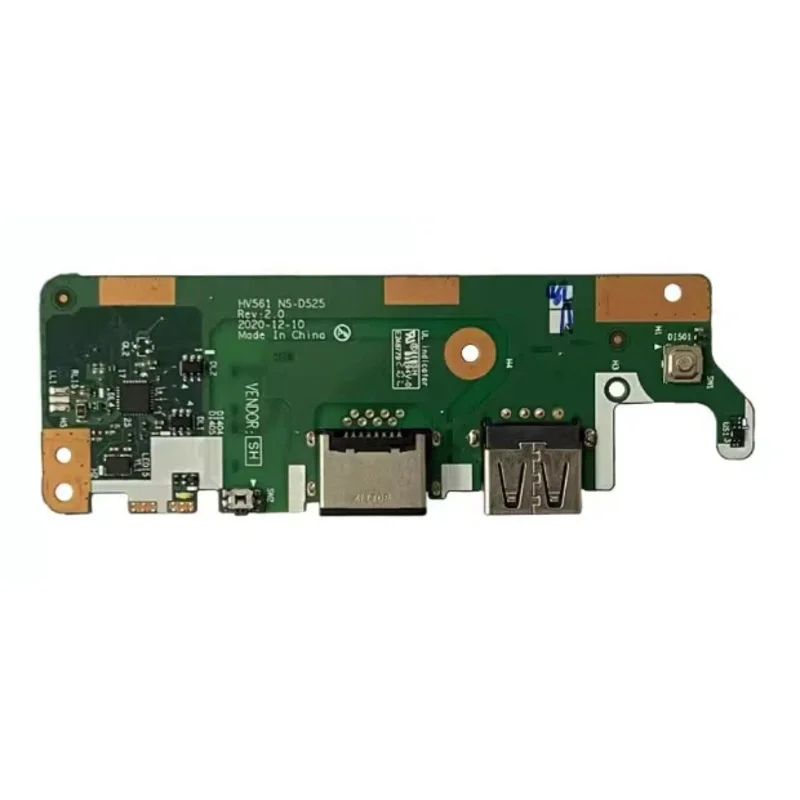 

Для Lenovo V15 G2-ALC 82KD ноутбука USB кнопка питания плата ввода-вывода Ethernet с кабелем HV521 NS-D525 5C50S25185
