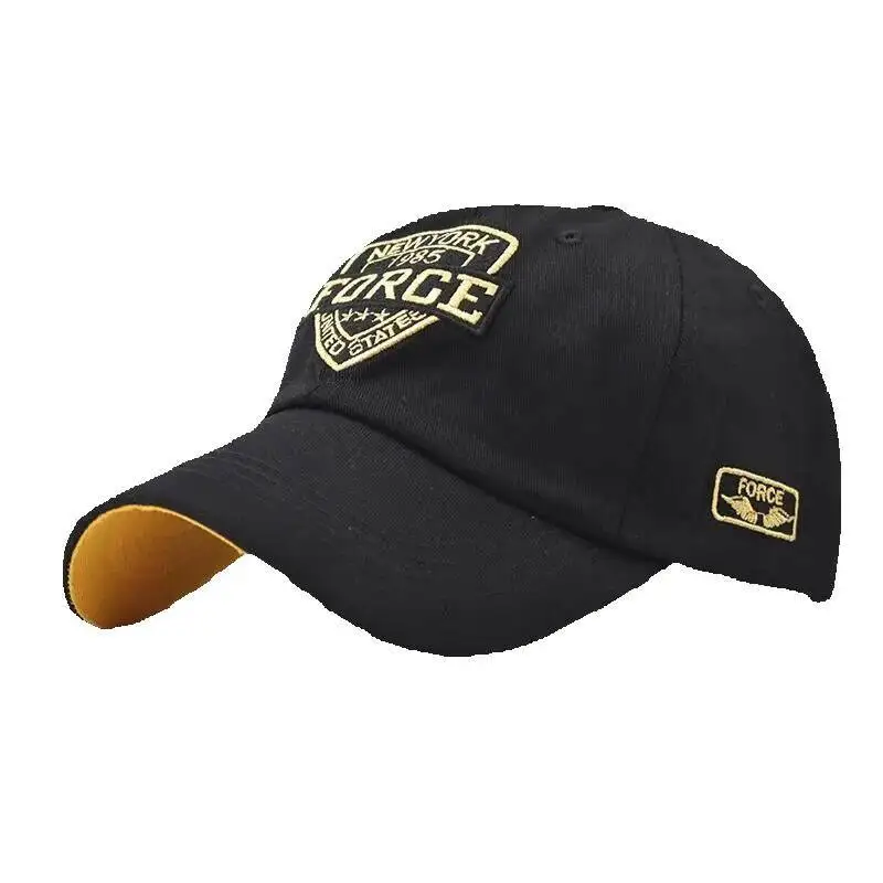 

New Cotton Gauze Duckbill FORCE Large Letter Embroidered Baseball Cap Outdoor Versatile Sun Hat