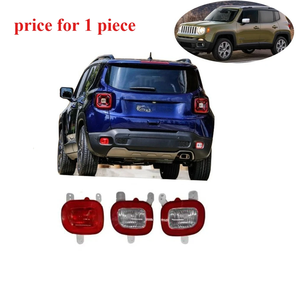 1 Piece Rear Bumper Lamp for Jeep Renegade 2015-2018 GDDT GDDT Light for Jeep 68255513AA Tail Lamp