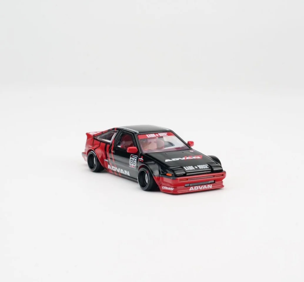 MINIGT KaidoHouse 1:64 AE86 Sprinter Trueno Kaido ADVAN Druckguss-Modellauto