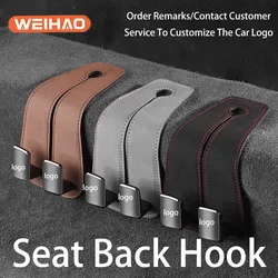 Suede Hook Car Tools Organizer Hooks For Car Interior Car Accessories Bag Hook Holder Double Hook For Mercedes Benz Tesla Audi