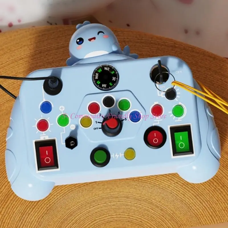 85AE Toddlers Activity Board Busy Toy Basic Life Skill Exercise Kid & Parent Skill Teaching Toddlers Toy