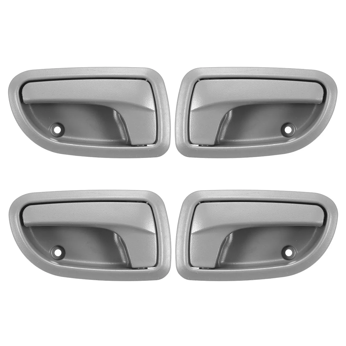 Um par de maçaneta interna da porta dianteira, cinza, interior do carro, esquerda e direita, para kia picanto euro star naza suria 2004-2010
