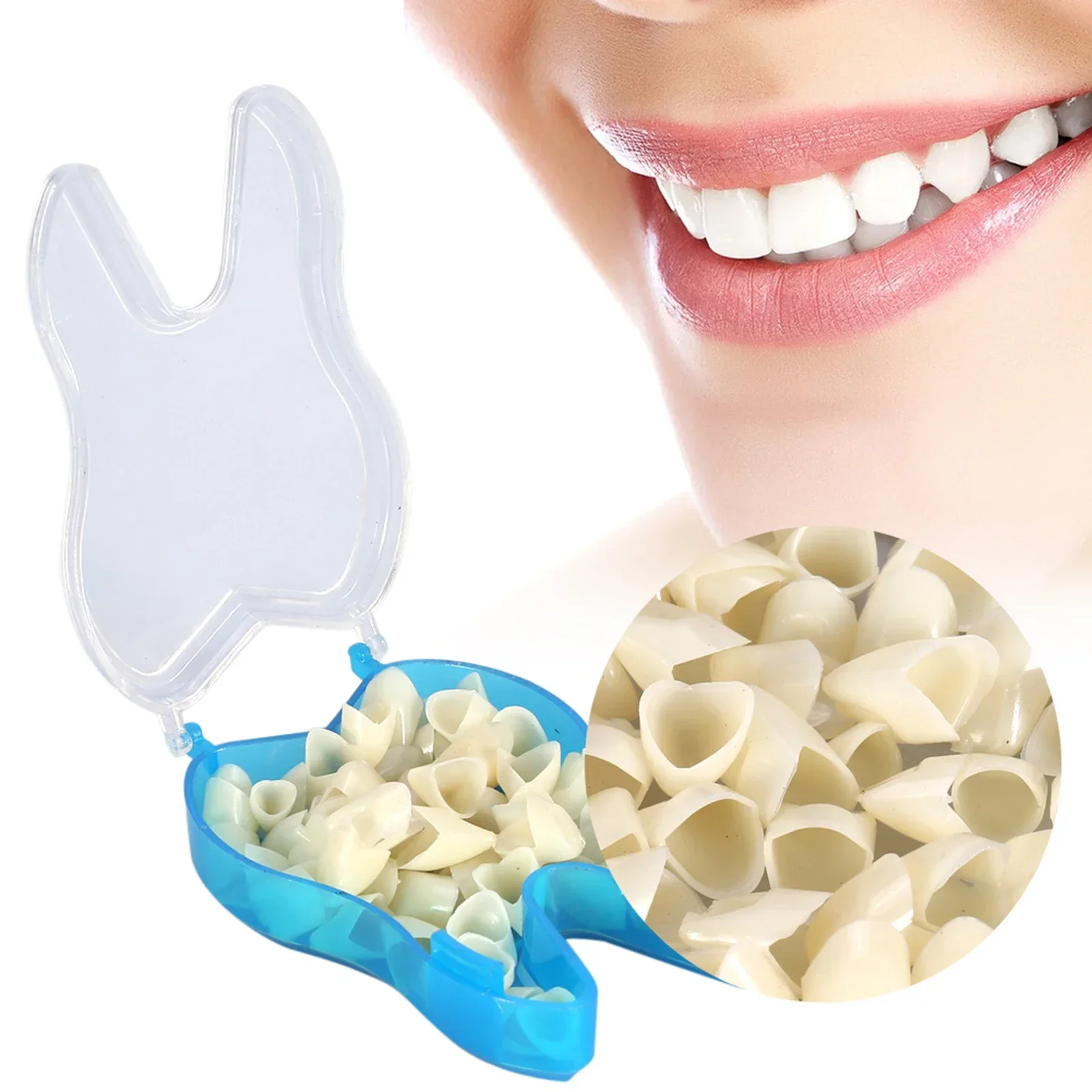 50 Pcs Dental Teeth Temporary Realistic Oral Care Resin Crown Prevent Pulp From Being Irritated After Porcelain Teeth Gold Teeth