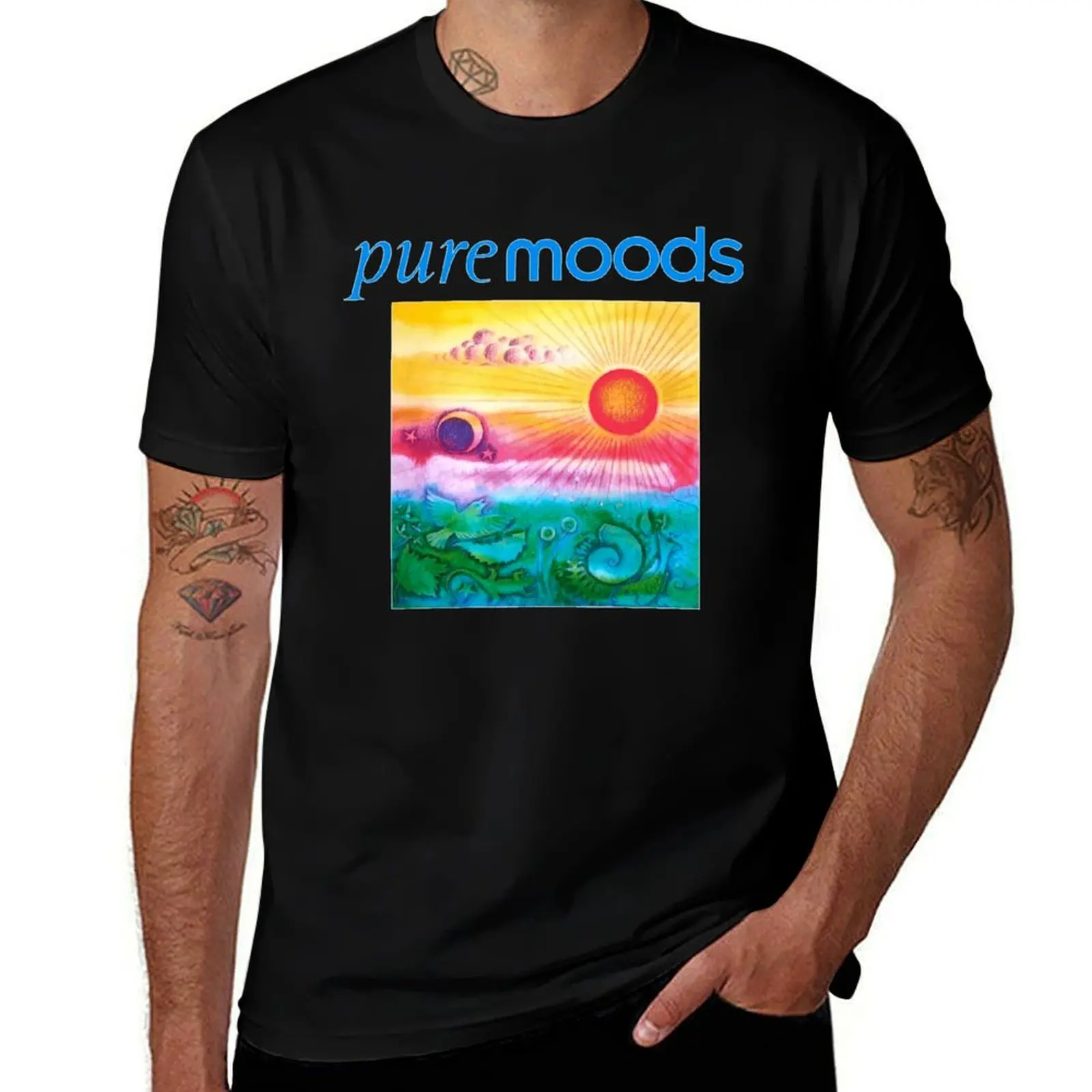 

Pure-Moods-(Pure-90's-Nostalgia-Moods)-Classic T-Shirt t shirts for man graphic vintage men t shirt cotton 100% T-Shirt