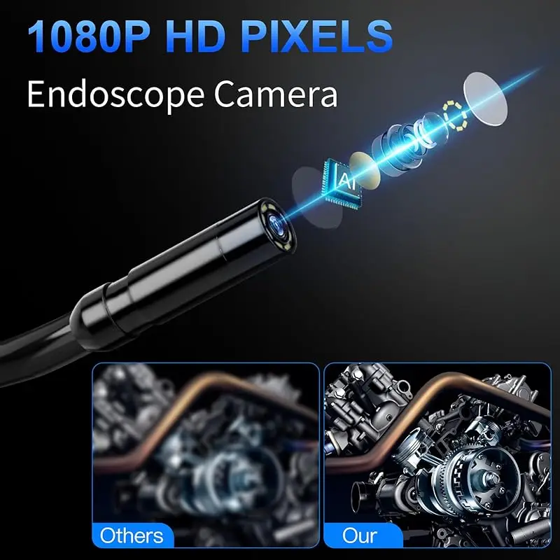 Industrial Endoscope Camera 8mm 4.3 \