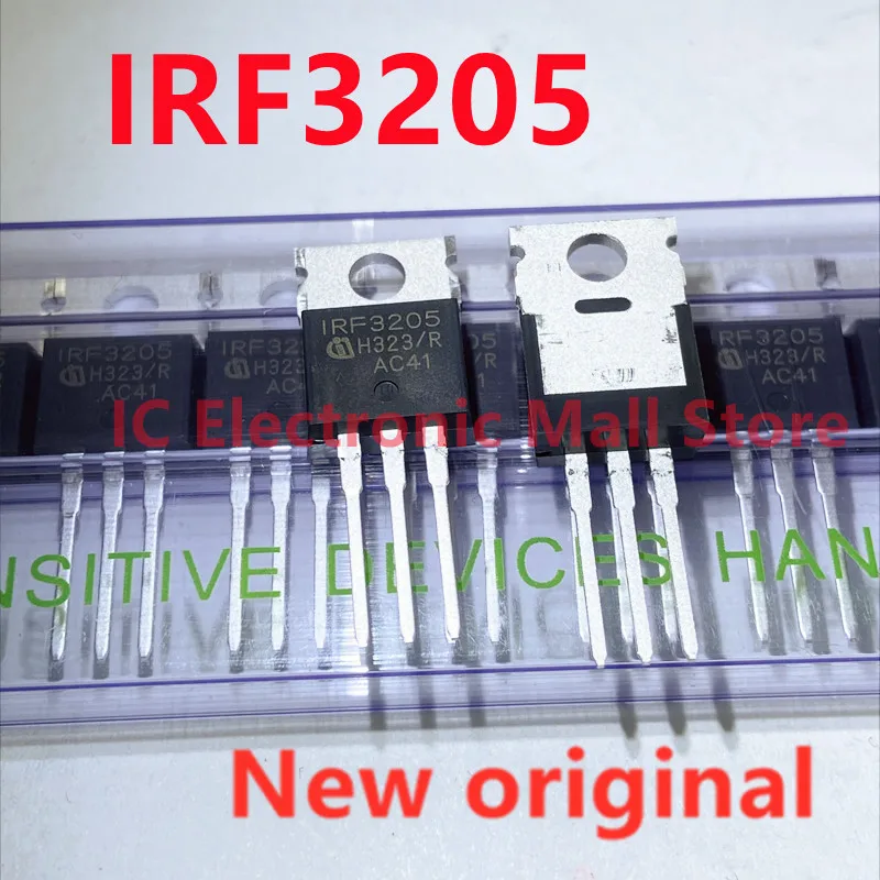 10PCS 100% Real Original New IRF3205 55V 110A 8mΩ 200W Big Chip Imported Mosfet Transistors Inverter IRF3205PBF