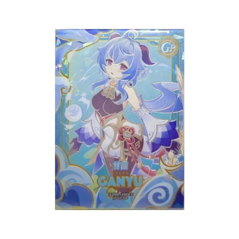 Anime Goddess Story Rare XP SZP SLP GP XP SKP SEP DP MR Refraction Foil Ganyu Toys for boys Collectible Cards Birthday Present