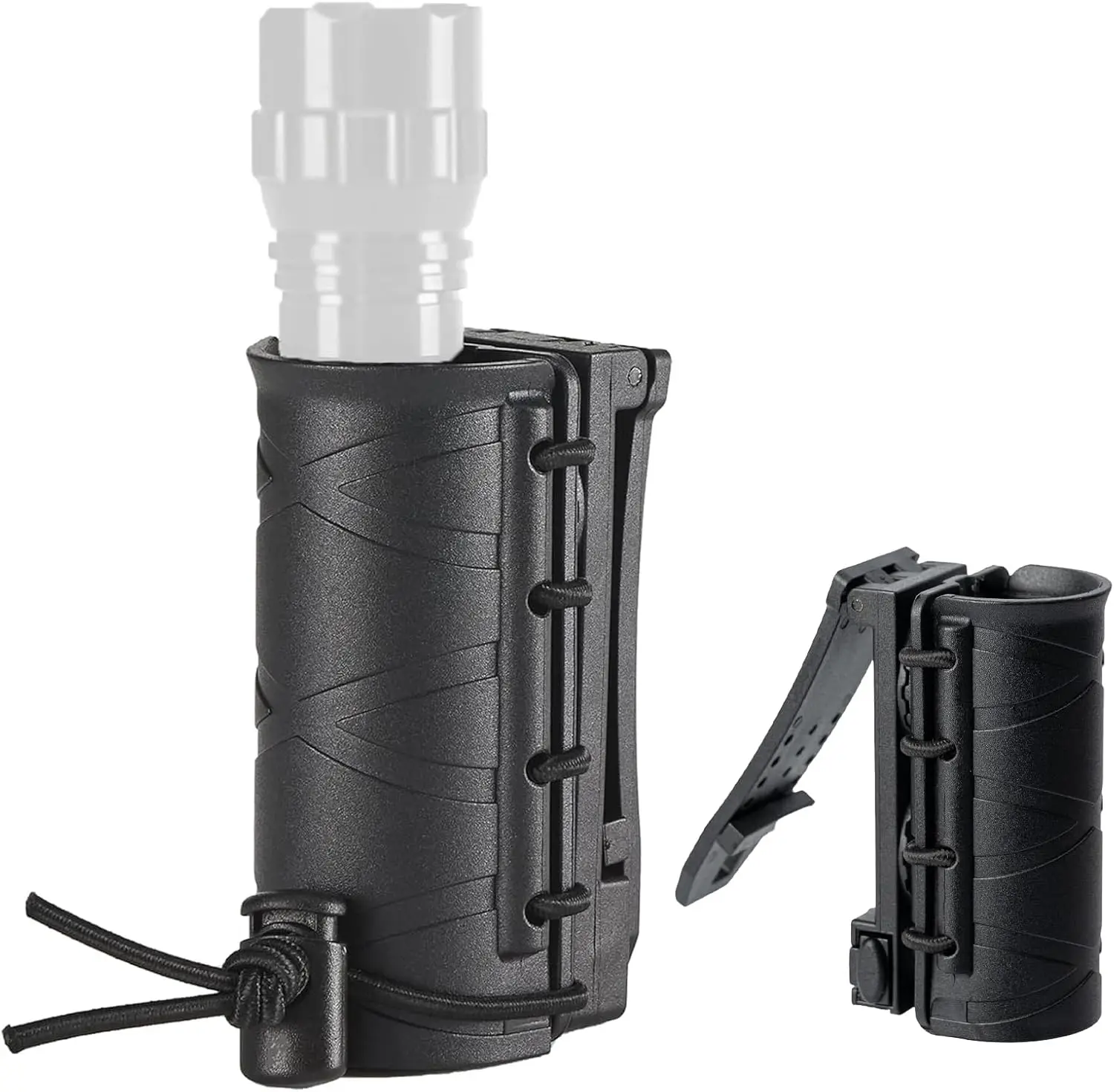 Durable Tactical Flashlight Holder for MOLLE Belt