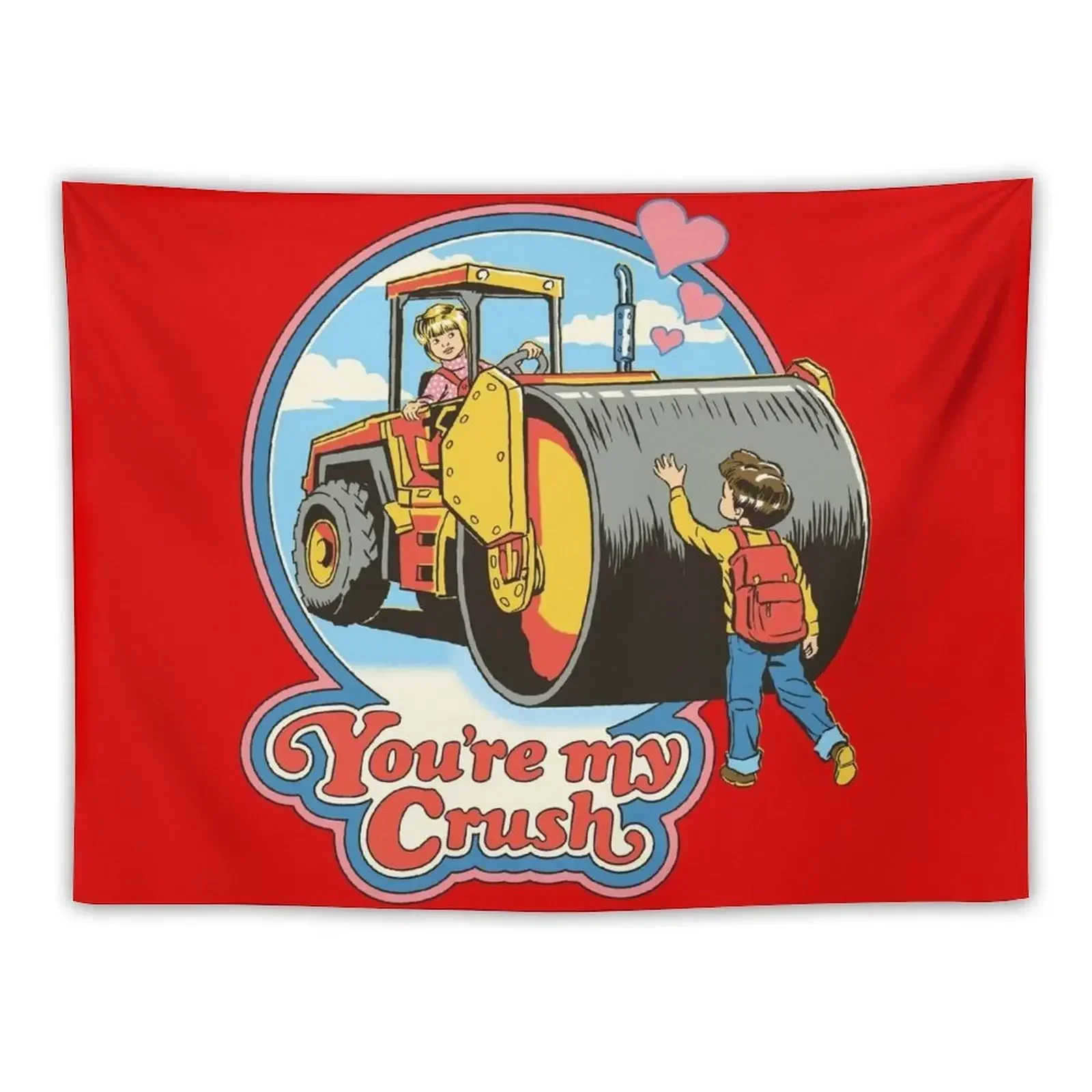 

You're My Crush Tapestry Wall Carpet Cute Decor Tapestry