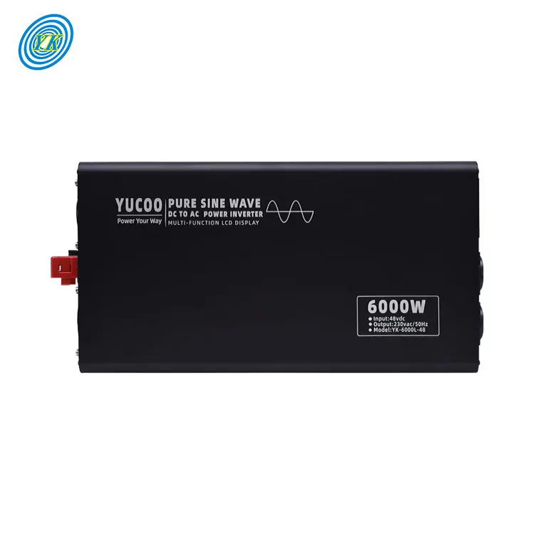 

Car Power Inverter DC 60V to AC 220V 50Hz 6000W Peak Power 12000W Pure Sine Wave