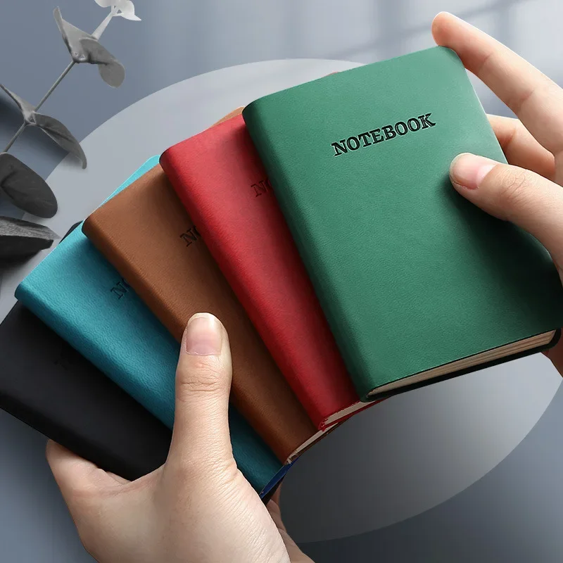 Mini notatnik A7 przenośny kieszonkowy notatnik notatnik pamiętnik Planner Agenda organizator biuro szkolne artykuły papiernicze powrót do szkoły