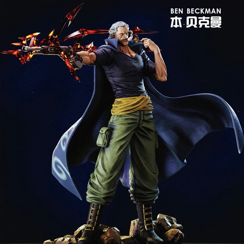 

28Cm bandai ONE PIECE GK Pirates Four Emperors Beckman, Emperor Deputy Red Hair Two Standing Position Model Figure Ornament