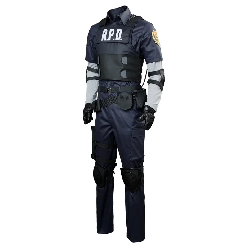 XT8Biohazard Game Resident Re أزياء تنكرية ليون ملابس رجل حفلة الهالوين لعب الأدوار ملابس الذكور الكبار موضة جديدة @ XT6!